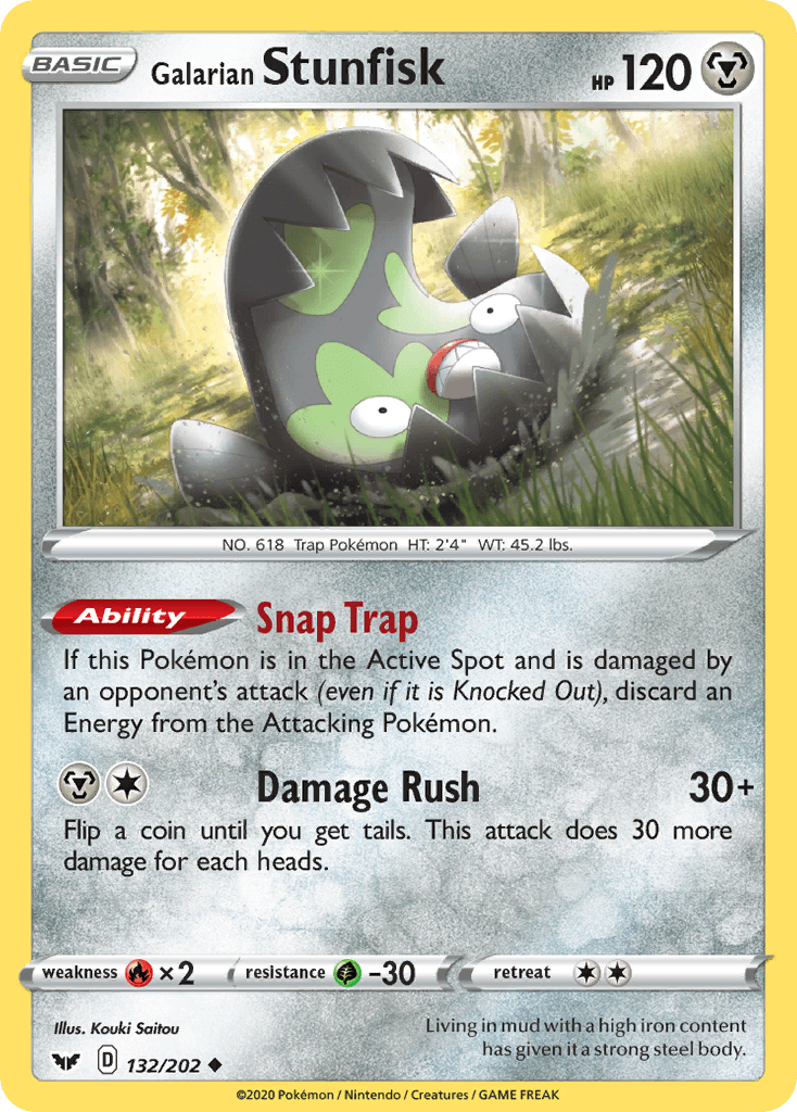 Galarian Stunfisk SWSH1-132