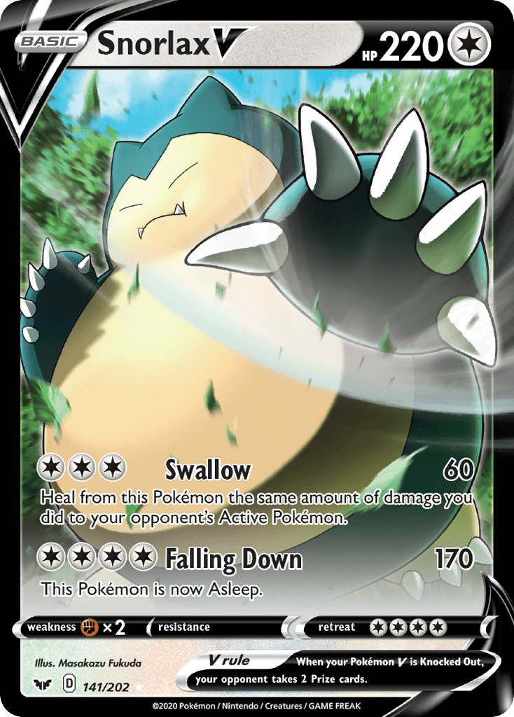 Snorlax V SWSH1-141