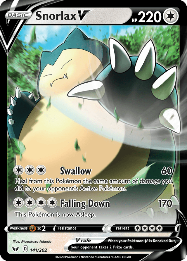 Snorlax V SWSH1-141