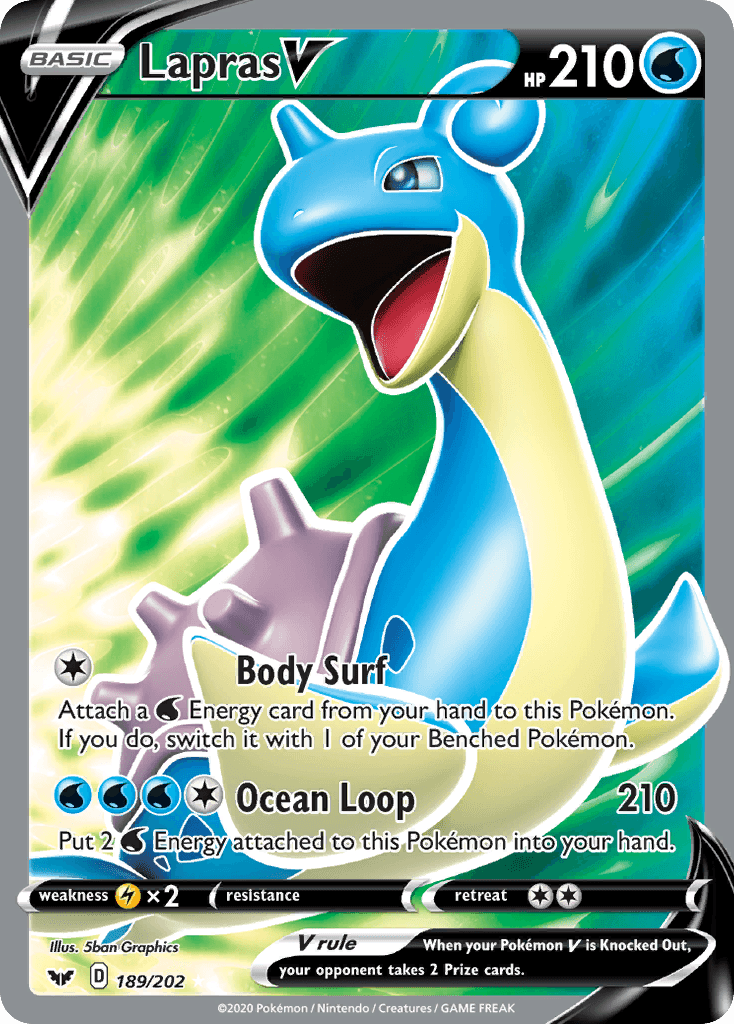 Lapras V SWSH1-189