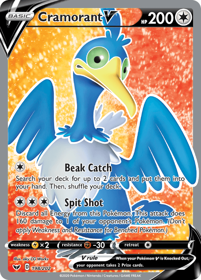 Cramorant V SWSH1-198