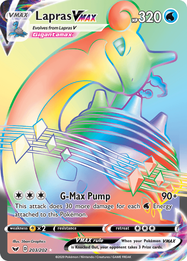 Lapras VMAX SWSH1-203