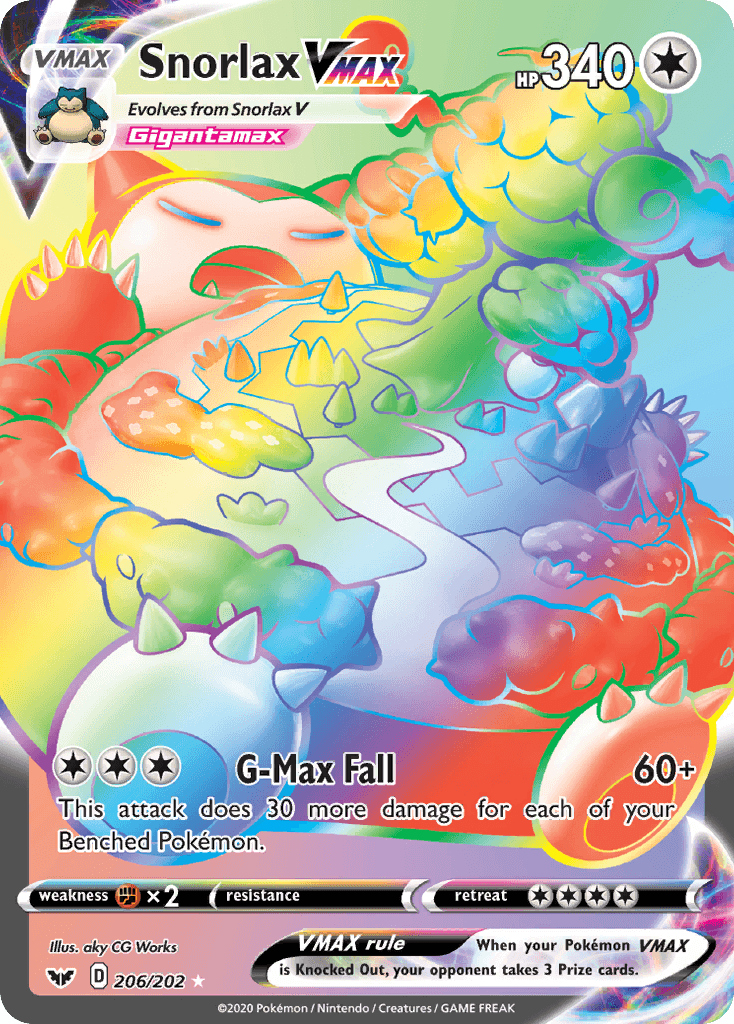 Snorlax VMAX SWSH1-206