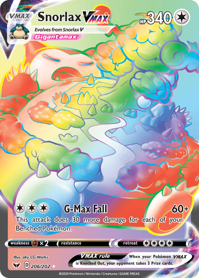 Snorlax VMAX SWSH1-206