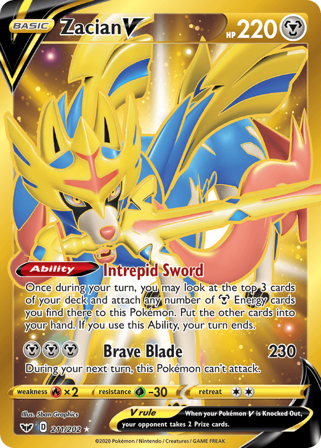 Zacian V SWSH1-211