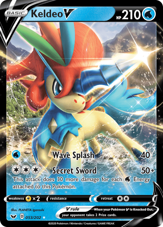 Keldeo V SWSH1-53