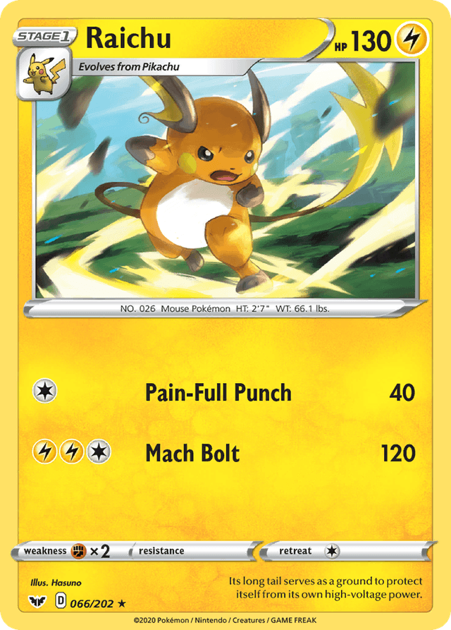 Raichu SWSH1-66