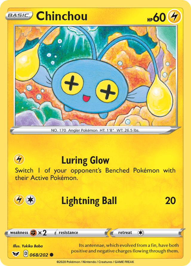 Chinchou SWSH1-68