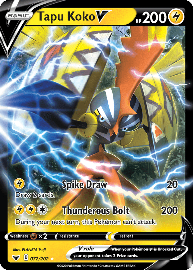 Tapu Koko V SWSH1-72