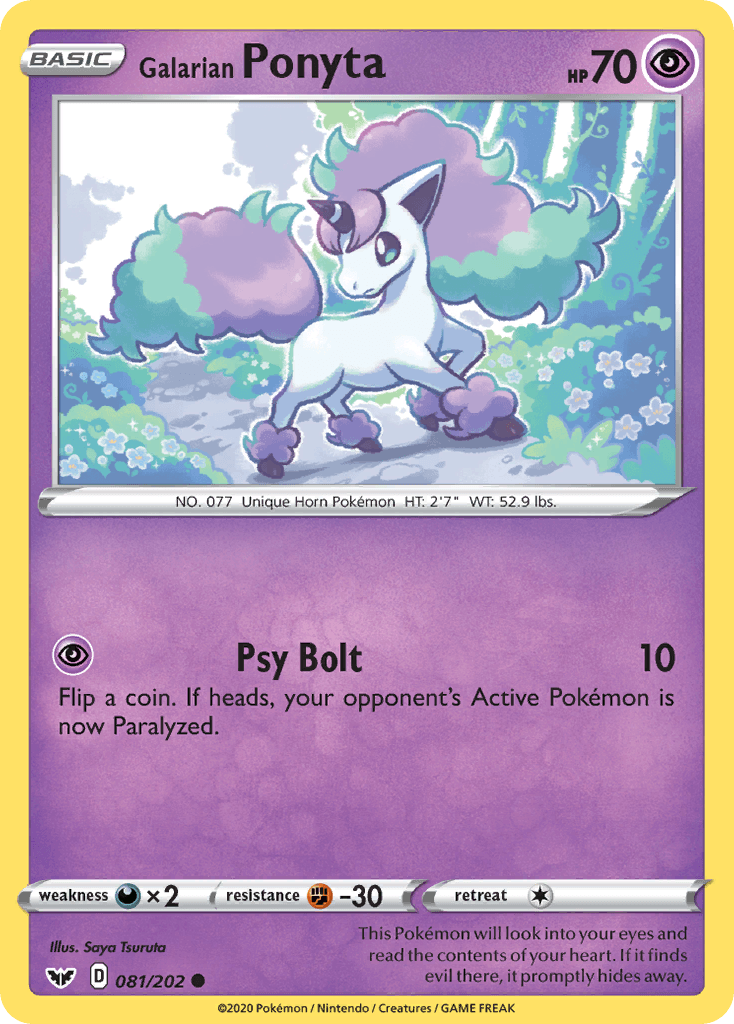 Galarian Ponyta SWSH1-81