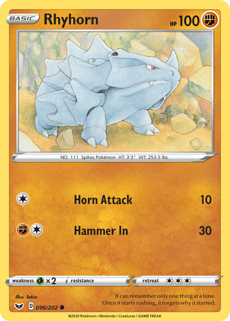 Rhyhorn SWSH1-96