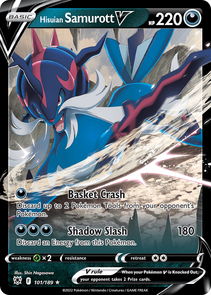 Hisuian Samurott V SWSH10-101