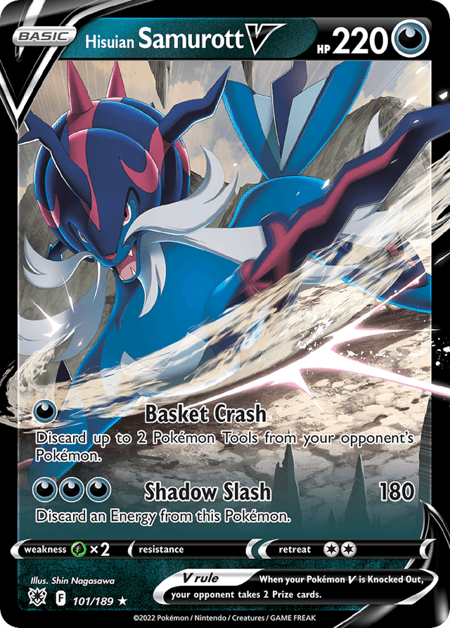 Hisuian Samurott V SWSH10-101