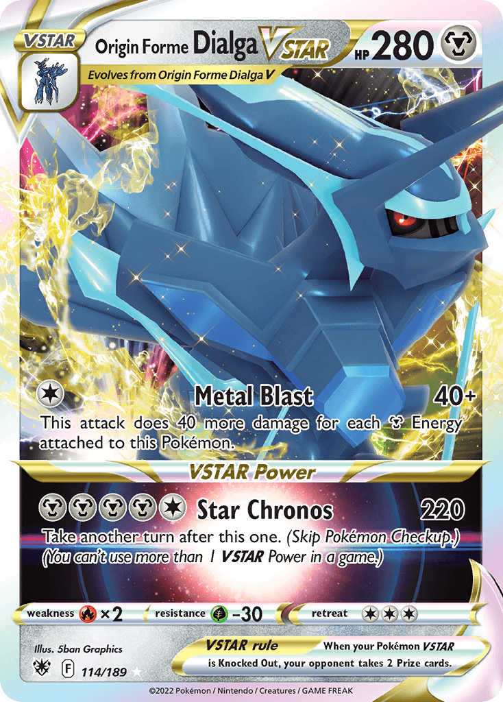 Origin Forme Dialga VSTAR SWSH10-114