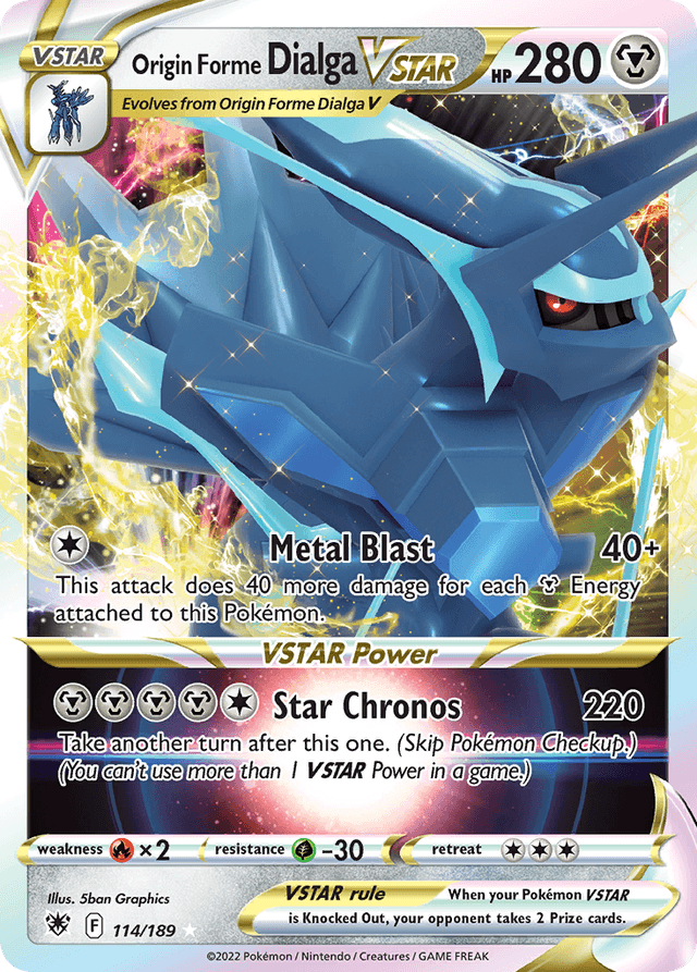 Origin Forme Dialga VSTAR SWSH10-114