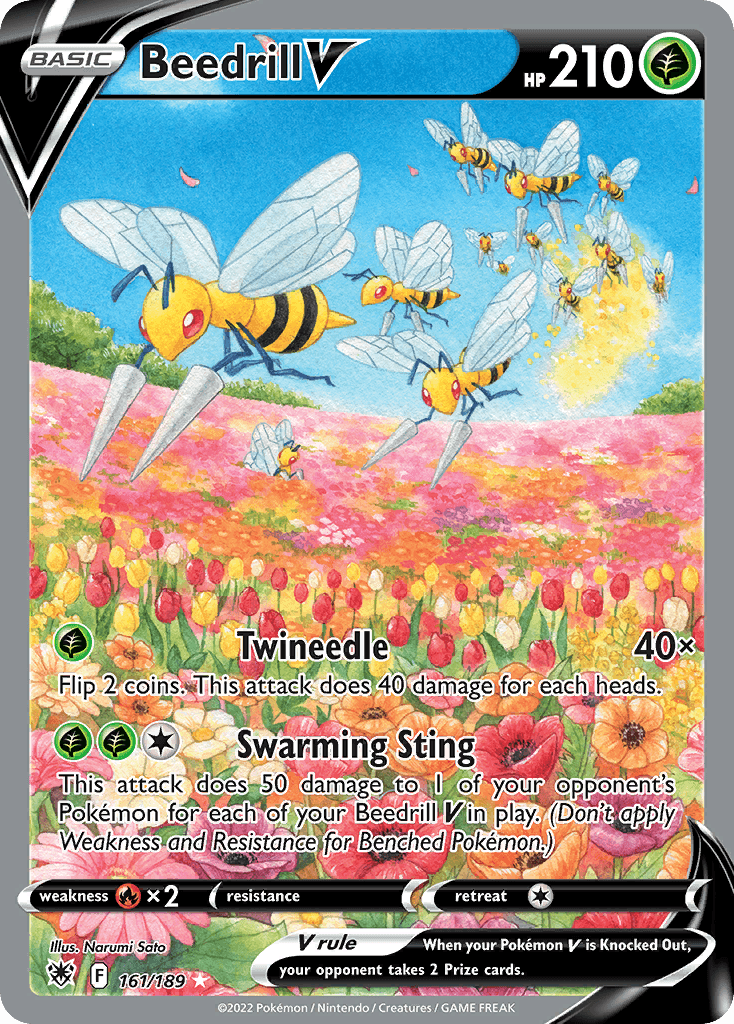 Beedrill V SWSH10-161