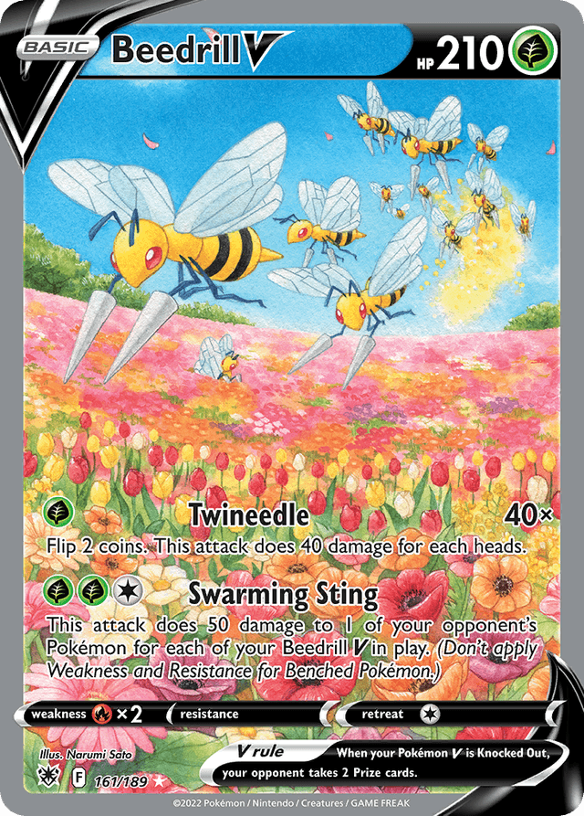 Beedrill V SWSH10-161