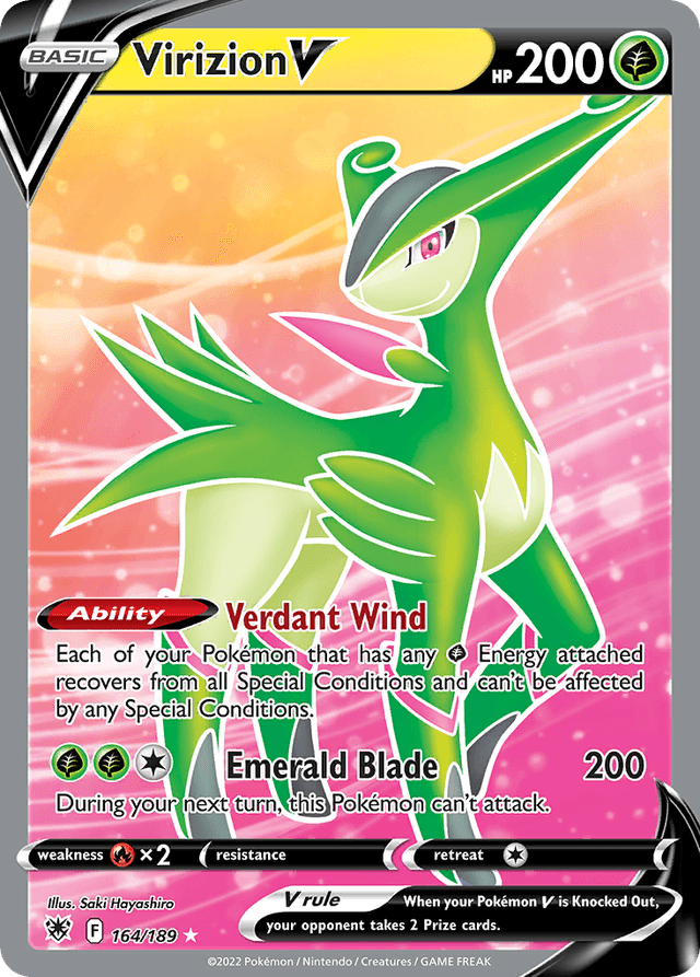 Virizion V SWSH10-164