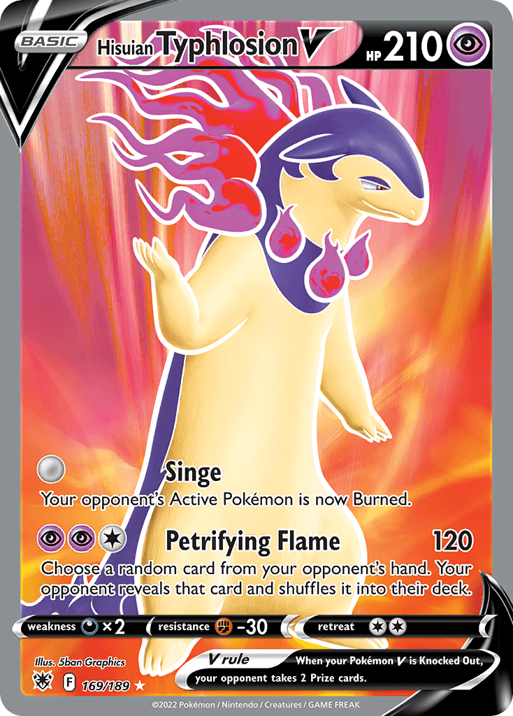 Hisuian Typhlosion V SWSH10-169