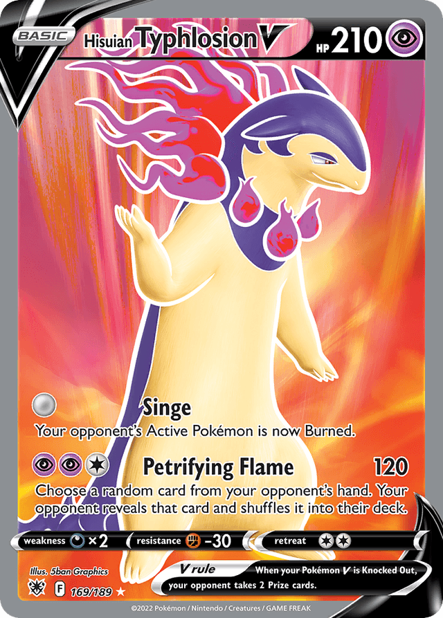 Hisuian Typhlosion V SWSH10-169