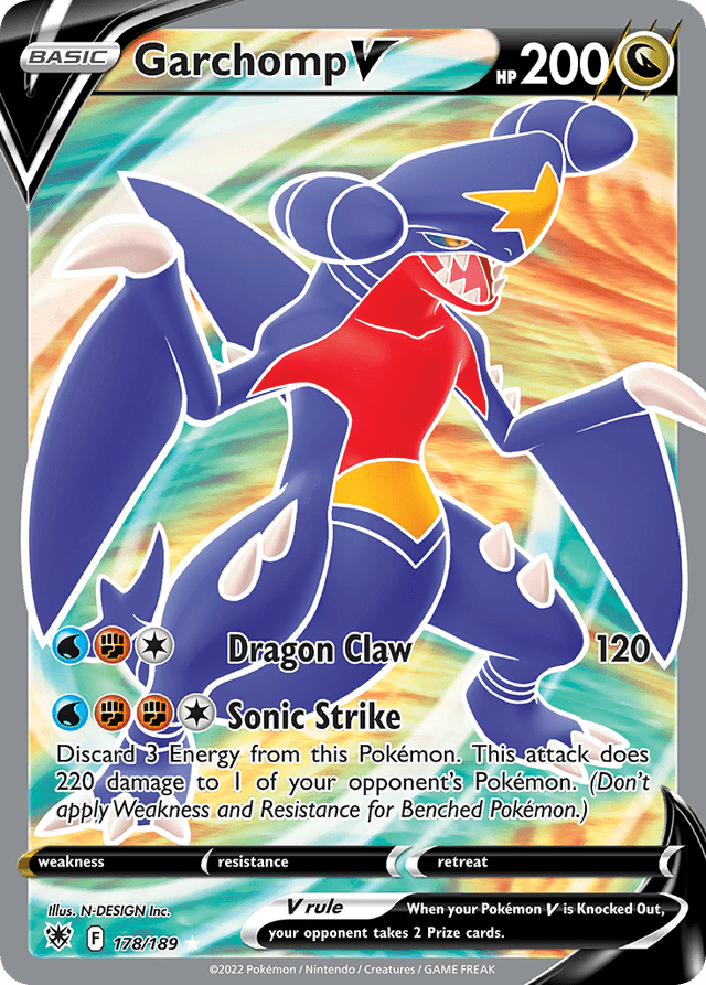 Garchomp V SWSH10-178