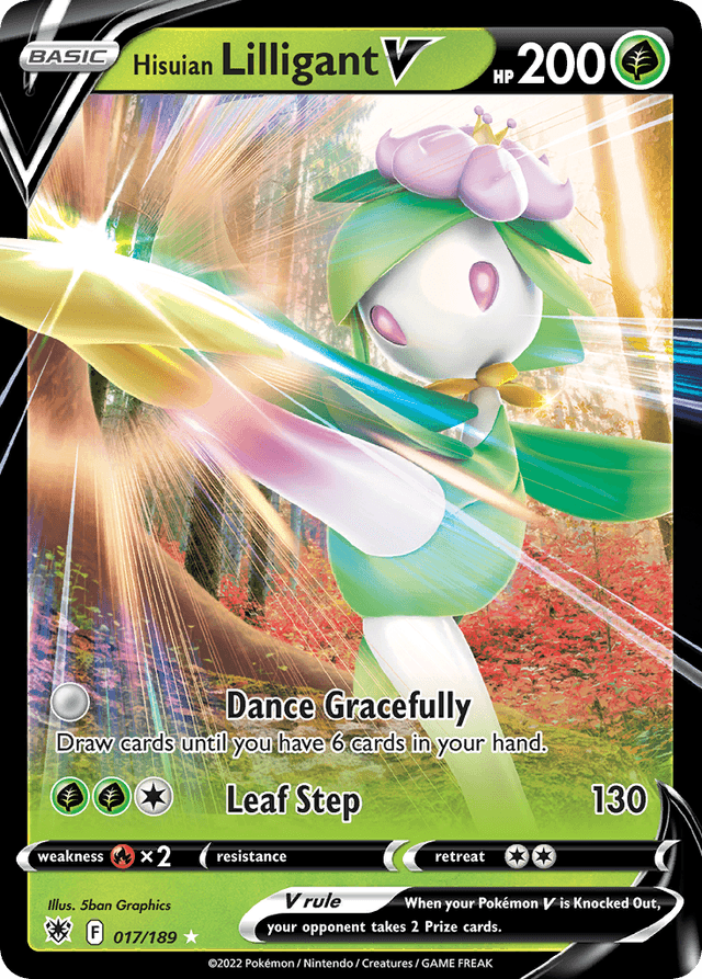 Hisuian Lilligant V SWSH10-17