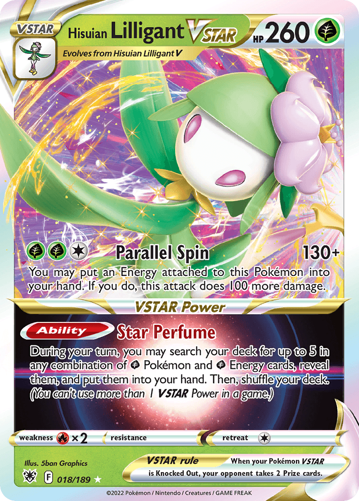 Hisuian Lilligant VSTAR SWSH10-18