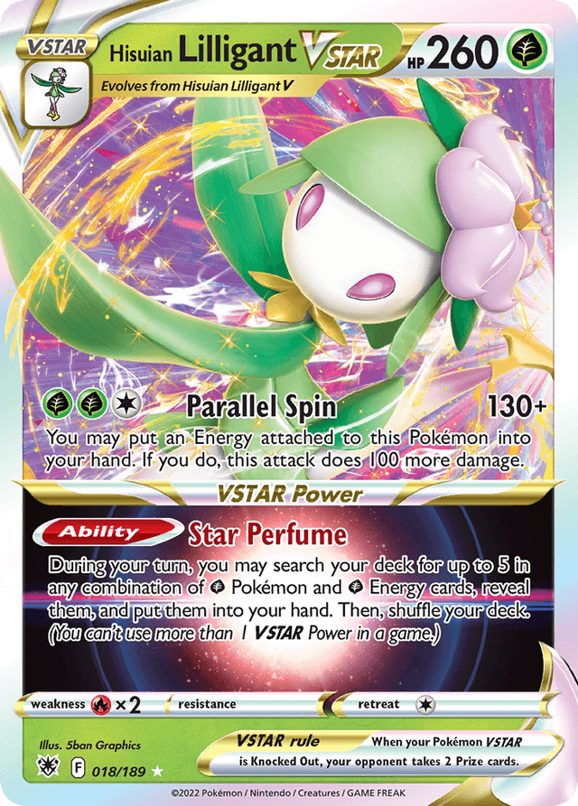Hisuian Lilligant VSTAR SWSH10-18