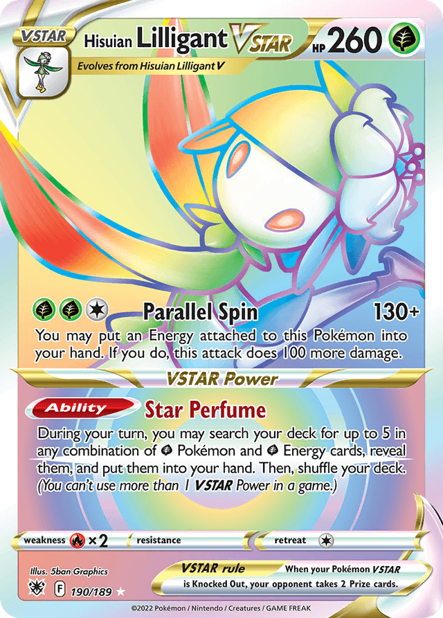 Hisuian Lilligant VSTAR SWSH10-190