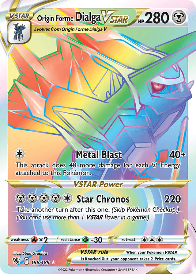 Origin Forme Dialga VSTAR SWSH10-198