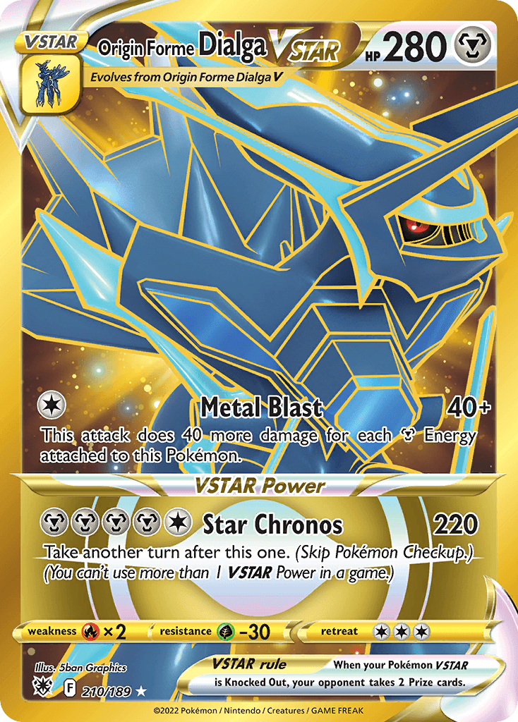Origin Forme Dialga VSTAR SWSH10-210