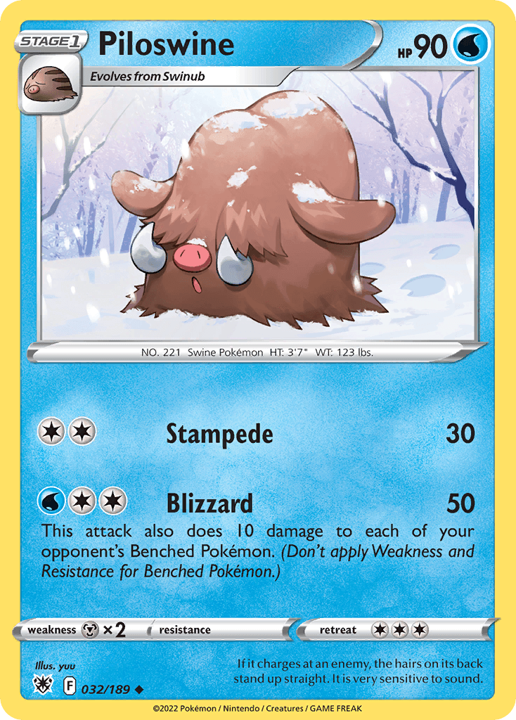 Piloswine SWSH10-32
