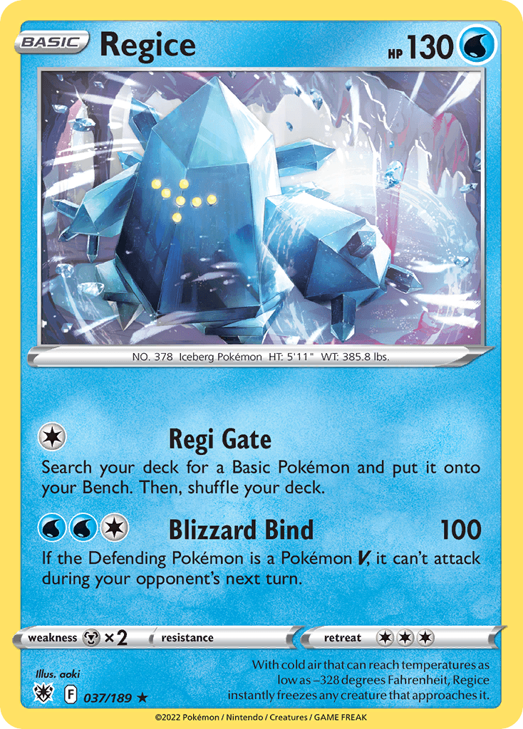 Regice SWSH10-37