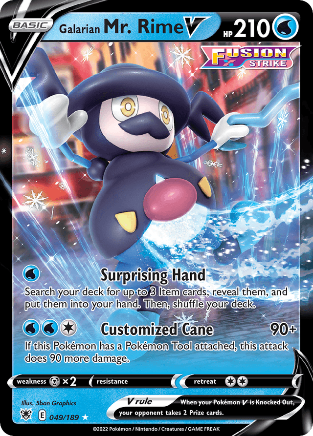 Galarian Mr. Rime V SWSH10-49