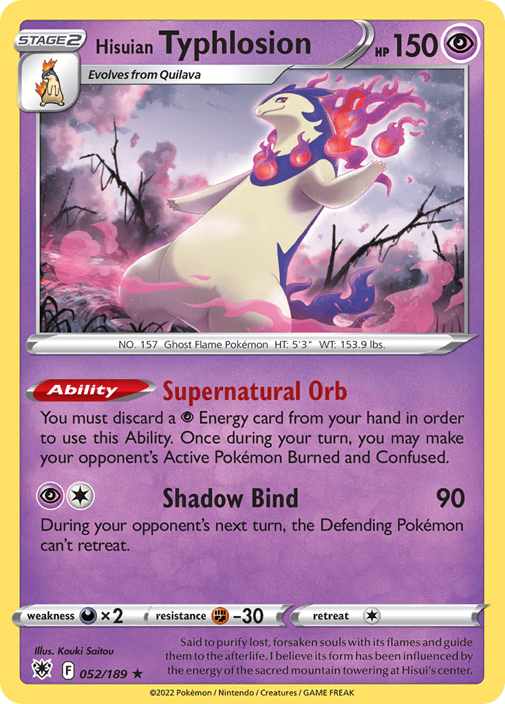 Hisuian Typhlosion SWSH10-52
