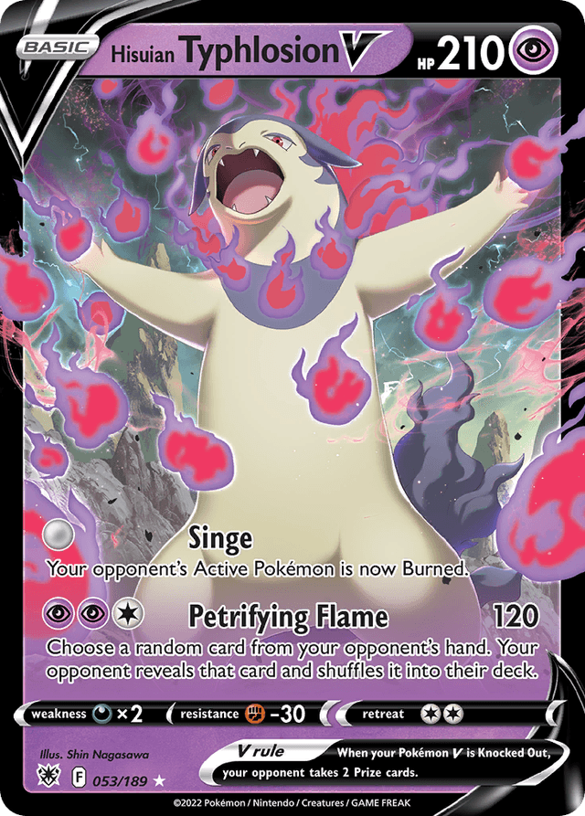 Hisuian Typhlosion V SWSH10-53