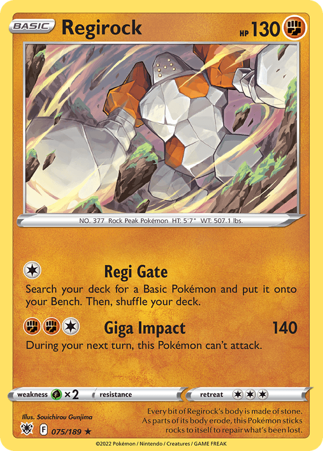 Regirock SWSH10-75