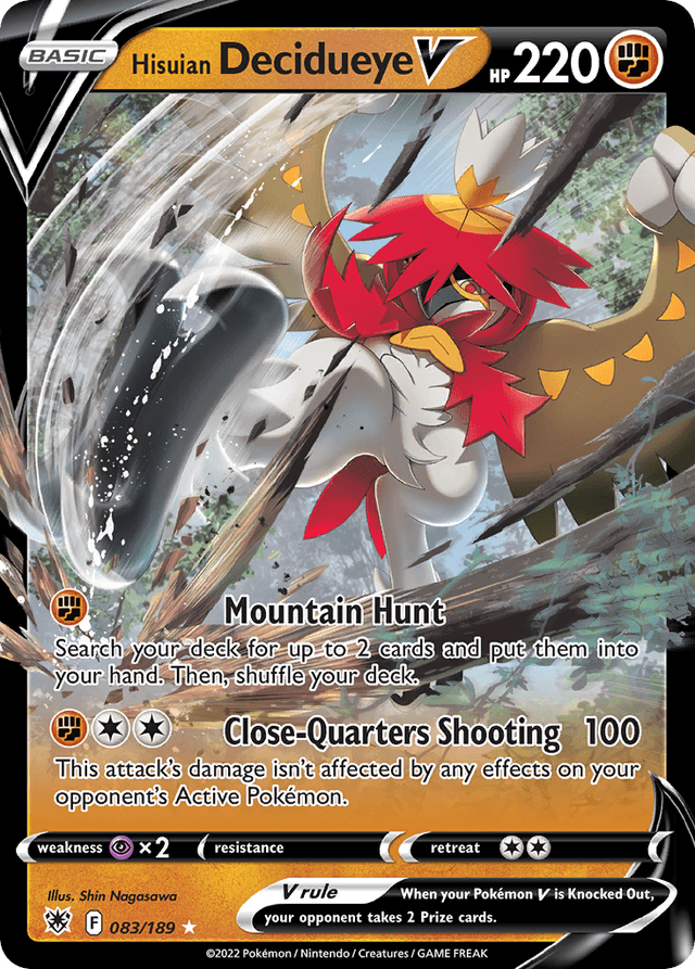 Hisuian Decidueye V SWSH10-83