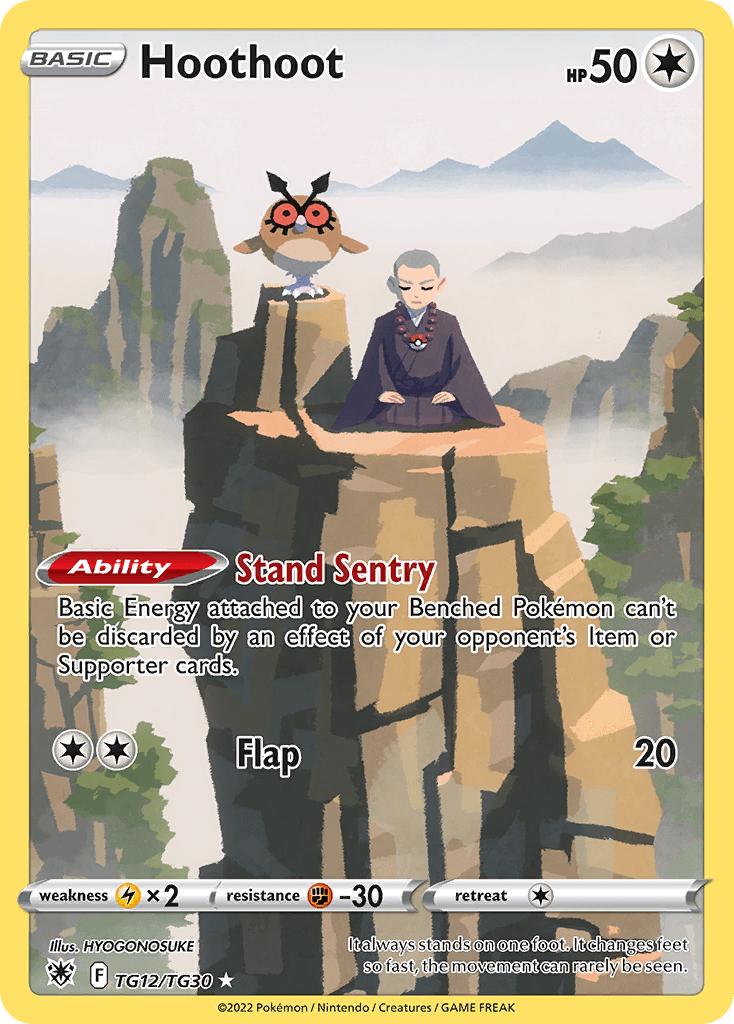 Hoothoot SWSH10TG-TG12