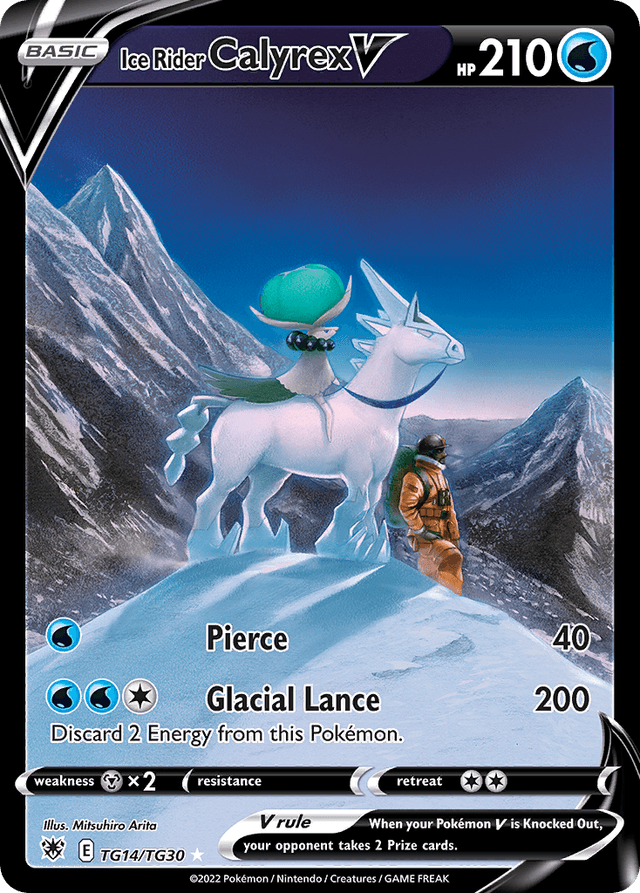 Ice Rider Calyrex V SWSH10TG-TG14