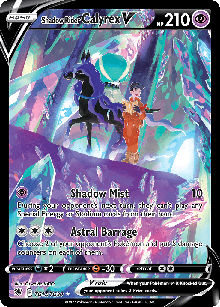 Shadow Rider Calyrex V SWSH10TG-TG17