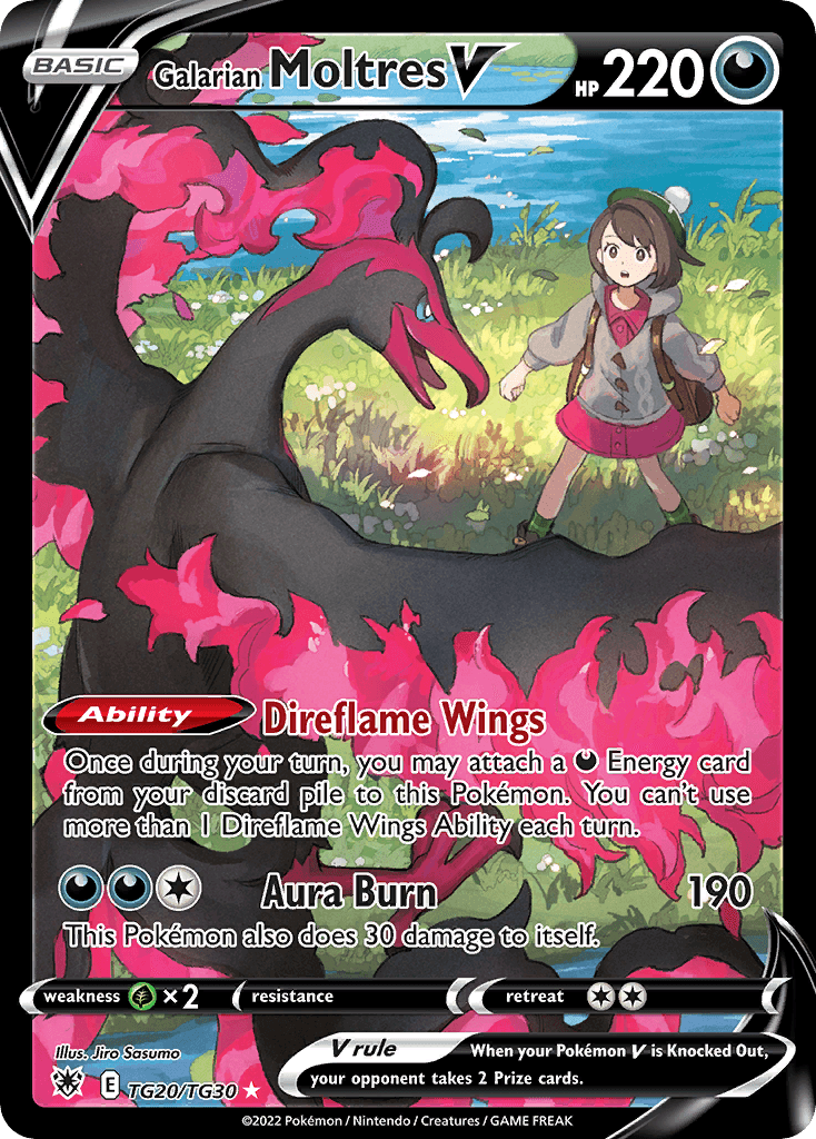 Galarian Moltres V SWSH10TG-TG20