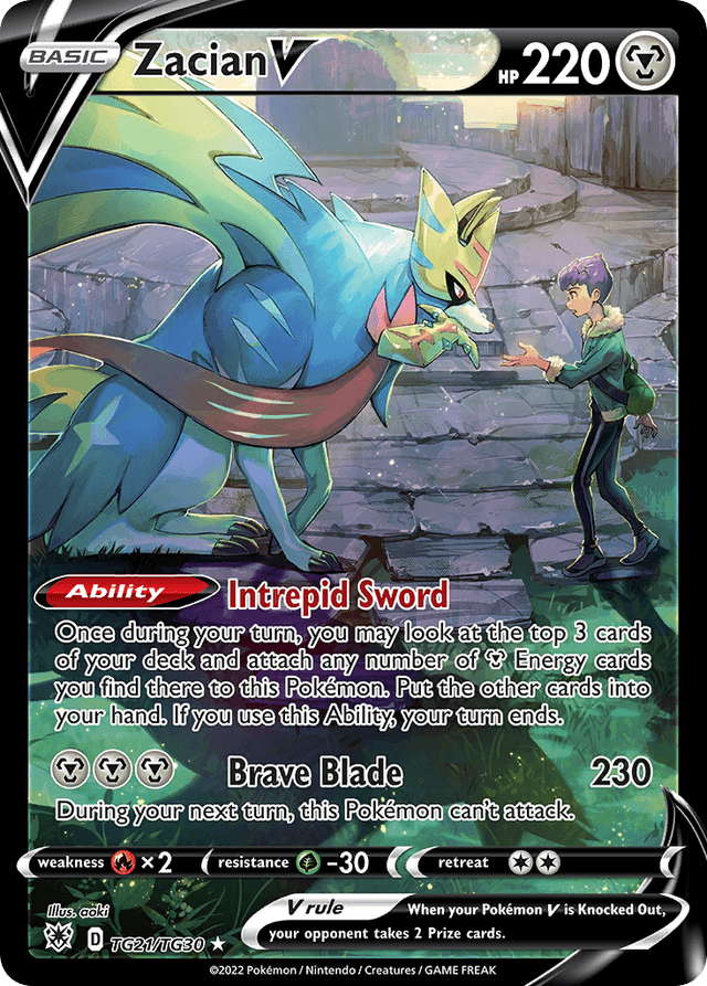 Zacian V SWSH10TG-TG21