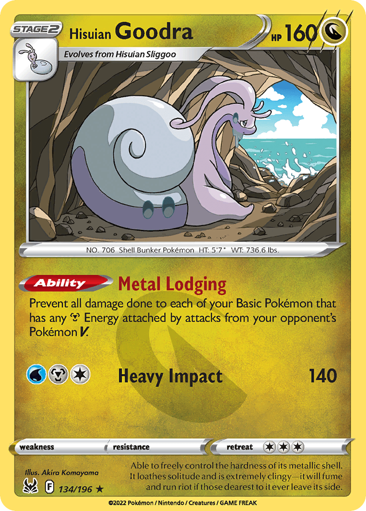Hisuian Goodra SWSH11-134
