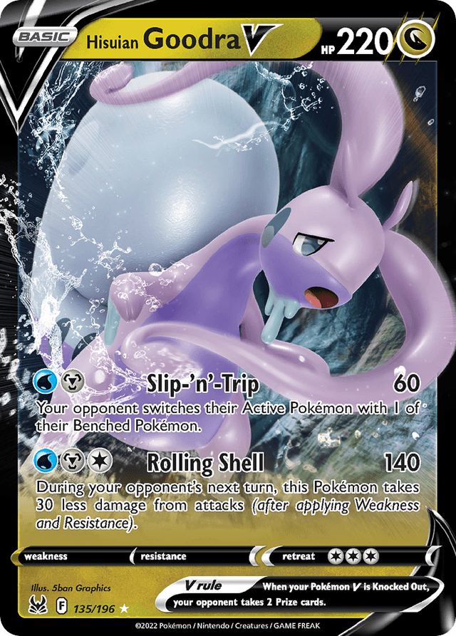 Hisuian Goodra V SWSH11-135