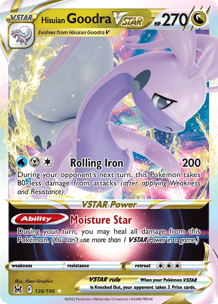 Hisuian Goodra VSTAR SWSH11-136