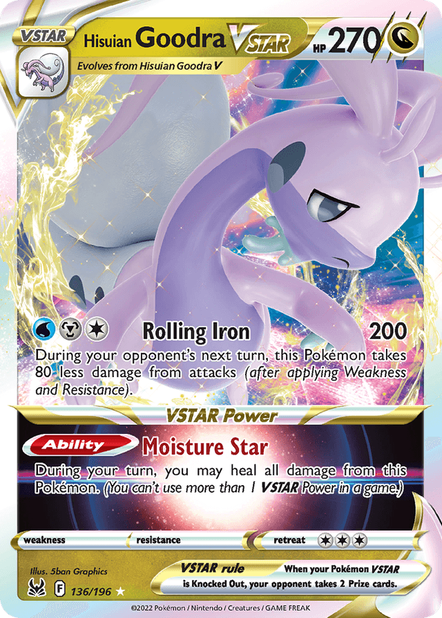 Hisuian Goodra VSTAR SWSH11-136