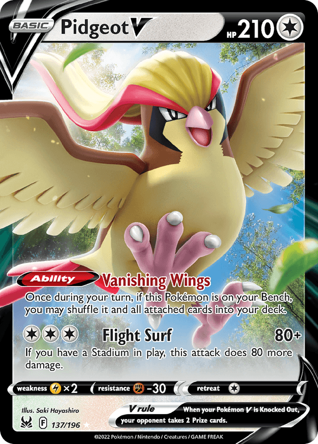 Pidgeot V SWSH11-137