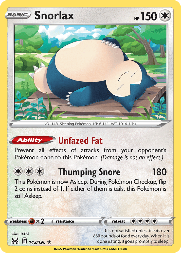 Snorlax SWSH11-143