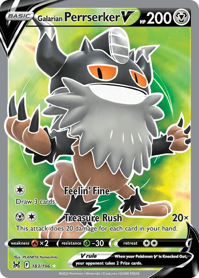 Galarian Perrserker V SWSH11-183